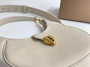 Bvlgari 291640 Serpenti Ellipse Shoulder Bag Lvory - Default Title - View 3