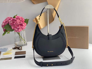 Bvlgari 291640 Serpenti Ellipse Shoulder Bag Black - Default Title - View 6