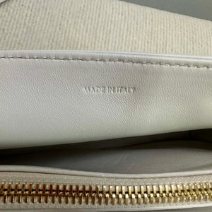 Celine 115853 Medium Celine Victoire Bag In Supple Calfskin White Gold - Default Title - View 9