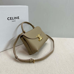 Celine 118113FRH TEEN Nino Bag in Triomphe Canvas Apricot - Default Title - View 2