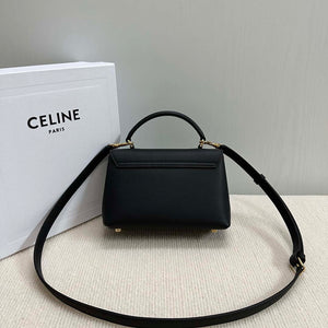Celine 118113FRH TEEN Nino Bag in Triomphe Canvas Black - Default Title - View 2