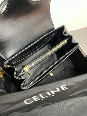 Celine 188003 Small 16 Bag IN Satinated Calfskin Black - Default Title - View 8