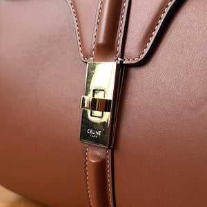 Celine 188003 Small 16 Bag IN Satinated Calfskin Brown - Default Title - View 4