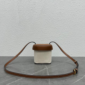 Celine 199263 SMALL BOX cuir triomphe in Smooth Calfskin beige tan - Default Title - View 3
