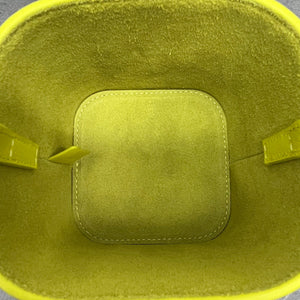 Celine 199263 SMALL BOX cuir triomphe in Smooth Calfskin Yellow - Default Title - View 9
