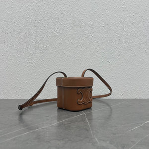 Celine 199263 SMALL BOX cuir triomphe in Smooth Calfskin Tan - Default Title - View 2