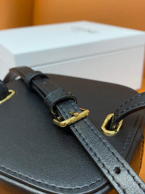 Celine 199263 SMALL BOX cuir triomphe in Smooth Calfskin Black - Default Title - View 5