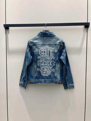 Celine 2Q768365M Denimdark Union Wash Jacket C99076 - S - View 6