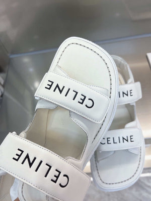 Celine 345583620 Bulky Outdoor Sandal In Calfskin White - 35 - View 10