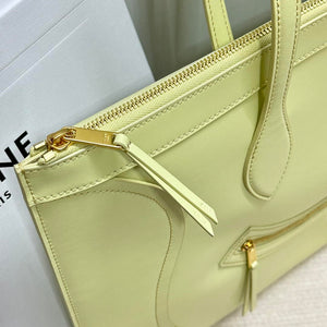 CELINE FLAT LUGGAGE IN GLOSSY CALFSKIN 123963GW4 Light Yellow - Default Title - View 8