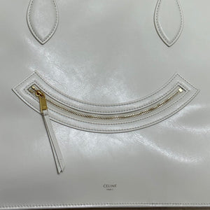 CELINE FLAT LUGGAGE IN GLOSSY CALFSKIN 123963GW4 White - Default Title - View 6