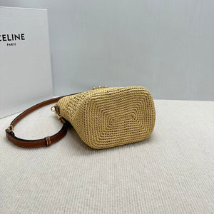 Celine LOUISE Small Bucket TRIOMPHE bag 119742 Nature - Default Title - View 4
