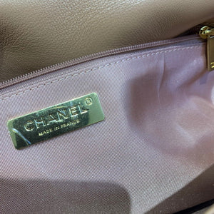 Chanel 19 Maxi Handbag Lambskin Gold AS1162 Tan - Default Title - View 8