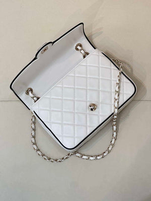 Chanel 2025SS Flap Bag Lambskin AS5150 White - Default Title - View 17