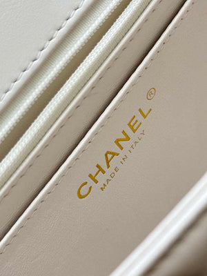 Chanel 2025SS Flap Bag Lambskin AS5150 White - Default Title - View 10