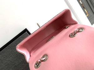Chanel 20cm Flap Handbag Rhinestones 23S CF Limited Edition Pink - Default Title - View 7