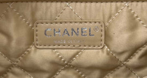 Chanel 22 Backpack AS3859 Shiny White Calfskin With Silver - Default Title - View 8