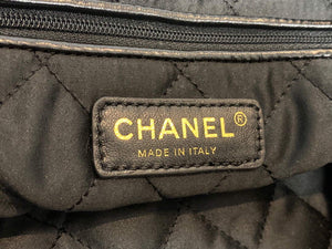 Chanel 22 Handbag Shiny Calfskin Gold AS3261 Black - Default Title - View 8