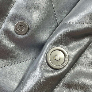Chanel 22 Large Handbag Shiny Calfskin AS3262 Silver - Default Title - View 9
