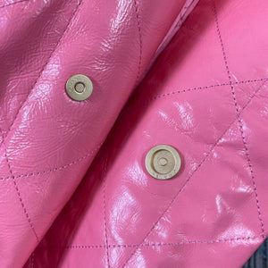 CHANEL AS3262 22 Large Handbag Shiny Calfskin Gold Pink - Default Title - View 9