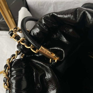 Chanel 22 Mini Handbag AS3980 Shiny Calfskin & Gold-Tone Metal with jewelry - Default Title - View 8