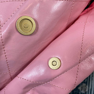 Chanel AS3260 22 Small Handbag Shiny Calfskin Light Pink Gold - Default Title - View 9