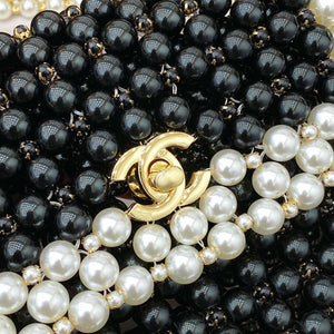 Chanel 22SS summer new collection artificial pearls and glazed pearl strings Black - Default Title - View 8