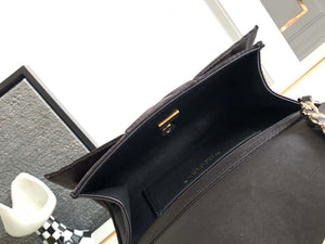 Chanel AS4098 23A Clutch satin bow evening bag Black - Default Title - View 8