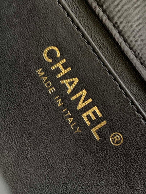 Chanel AS4098 23A Clutch satin bow evening bag Black - Default Title - View 9