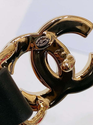 Chanel 24c calfskin Resin white logo buckle pearl and gold metal 1.5cm AA0933 - '--Please Select-- - View 5
