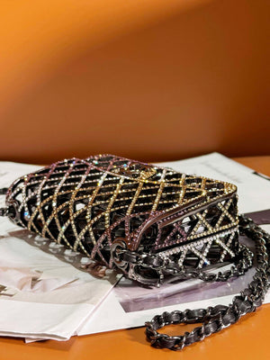 Chanel 24c collector series evening bag Swarovski rhinestones A88809 - Default Title - View 3