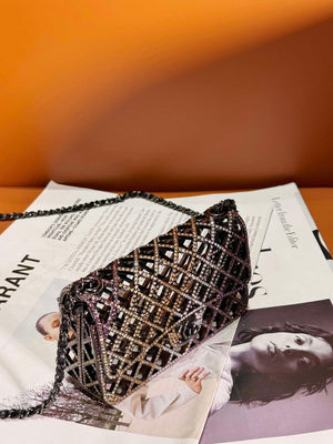 Chanel 24c collector series evening bag Swarovski rhinestones A88809 - Default Title - View 4