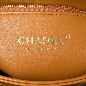 Chanel Trendy 24C Flap Bag With Top Handle Lambskin bag A92236 Orange Gold - Default Title - View 8