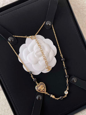 Chanel 24k Love Necklace Fashion Jewelry CC31880 - Default Title - View 4