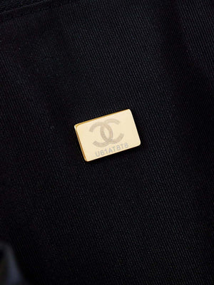 Chanel 24K New Bowling ball waxed Lambskin AS5152 Black Gold - Default Title - View 9