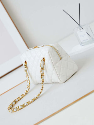 Chanel 24K New Bowling ball waxed Lambskin AS5152 White Gold - Default Title - View 4