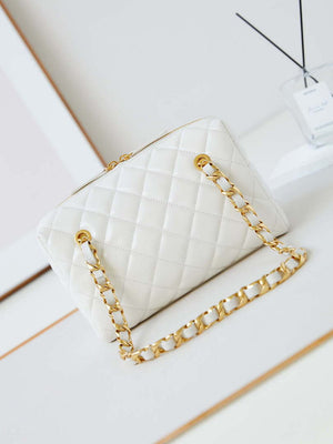 Chanel 24K New Bowling ball waxed Lambskin AS5152 White Gold - Default Title - View 5