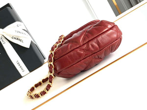 Chanel 24K New Mini Saddle Bag Lambskin AS9981 Red Gold - Default Title - View 4