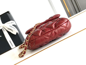 Chanel 24K New Saddle Small Bag Lambskin AS9980 Red Gold - Default Title - View 5