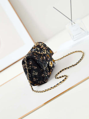 Chanel 24S AS4561 Flap Bag Sequins Gold-Tone Metal Multicolor Black - Default Title - View 3