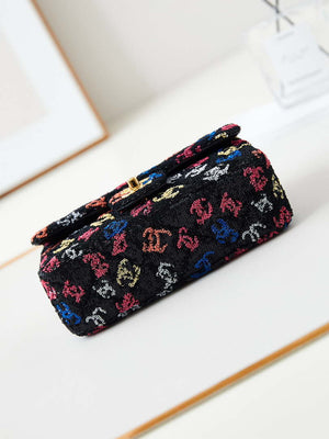 Chanel 24S AS4561 Flap Bag Sequins Gold-Tone Metal Multicolor CC LOGO - Default Title - View 6