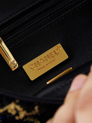 Chanel 24S AS4561 Flap Bag Sequins Gold-Tone Metal Multicolor CC LOGO - Default Title - View 8
