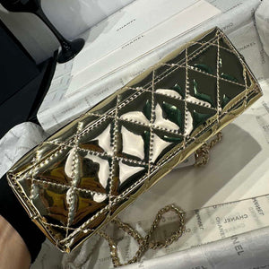 Chanel 25A AS4416 Mini Shopping Bag Mirror Calfskin Gold - Default Title - View 6