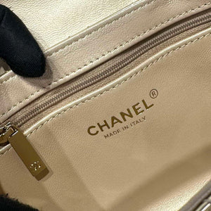 Chanel 25A AS4416 Mini Shopping Bag Mirror Calfskin Gold - Default Title - View 8
