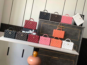 Chanel 25A AS5167 Small box bag Lambskin Orange - Default Title - View 2