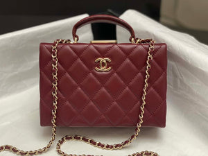 Chanel 25A AS5167 Small box bag Lambskin Red - Default Title - View 2