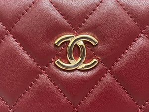 Chanel 25A AS5167 Small box bag Lambskin Red - Default Title - View 6