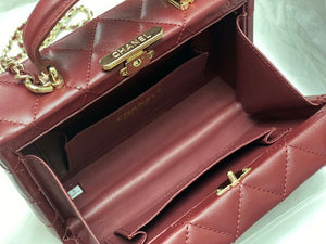 Chanel 25A AS5167 Small box bag Lambskin Red - Default Title - View 7