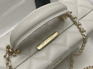 Chanel 25A AS5167 Small box bag Lambskin White - Default Title - View 5
