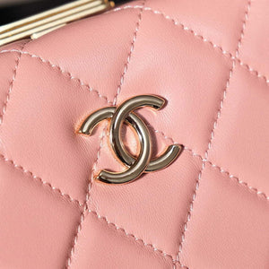 Chanel 25A AS5167 Autumn and Winter New Vanity Box Lambskin Bag Pink - Default Title - View 6